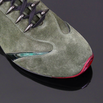 'Monza' - Luxury Italian Green suede driving sneaker