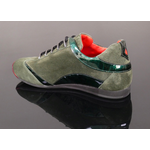 'Monza' - Luxury Italian Green suede driving sneaker