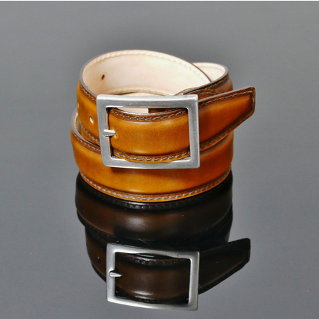 Claudio - Tiziano Tan - Hand burnished belt