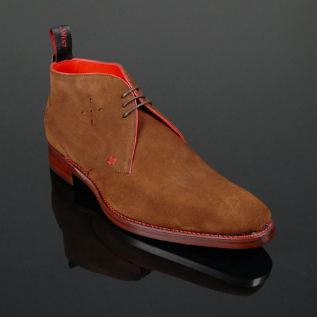 Dexter 'Masuka' - Plain Front Suede Chukka Boot