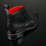 Hannibal 3101 - Classic Brogue Derby Boot with Rubber Sole