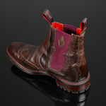 Hannibal 'Red Dragon' - Wing tip Chelsea Boot