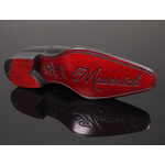 Moon 'Melrose' - Black polish Toe cap Oxford