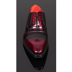 Moon 'Melrose' - Burgundy Fume Toe cap Oxford