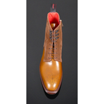 Page ‘Beast’ - Tiziano Tan Leather & Suede Lace-Up Boot
