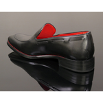 Page 'Lounger' - Black Calf Goodyear Welted Loafer