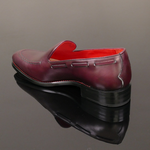 Page 'Lounger' - Burgundy Calf Goodyear Welted Loafer