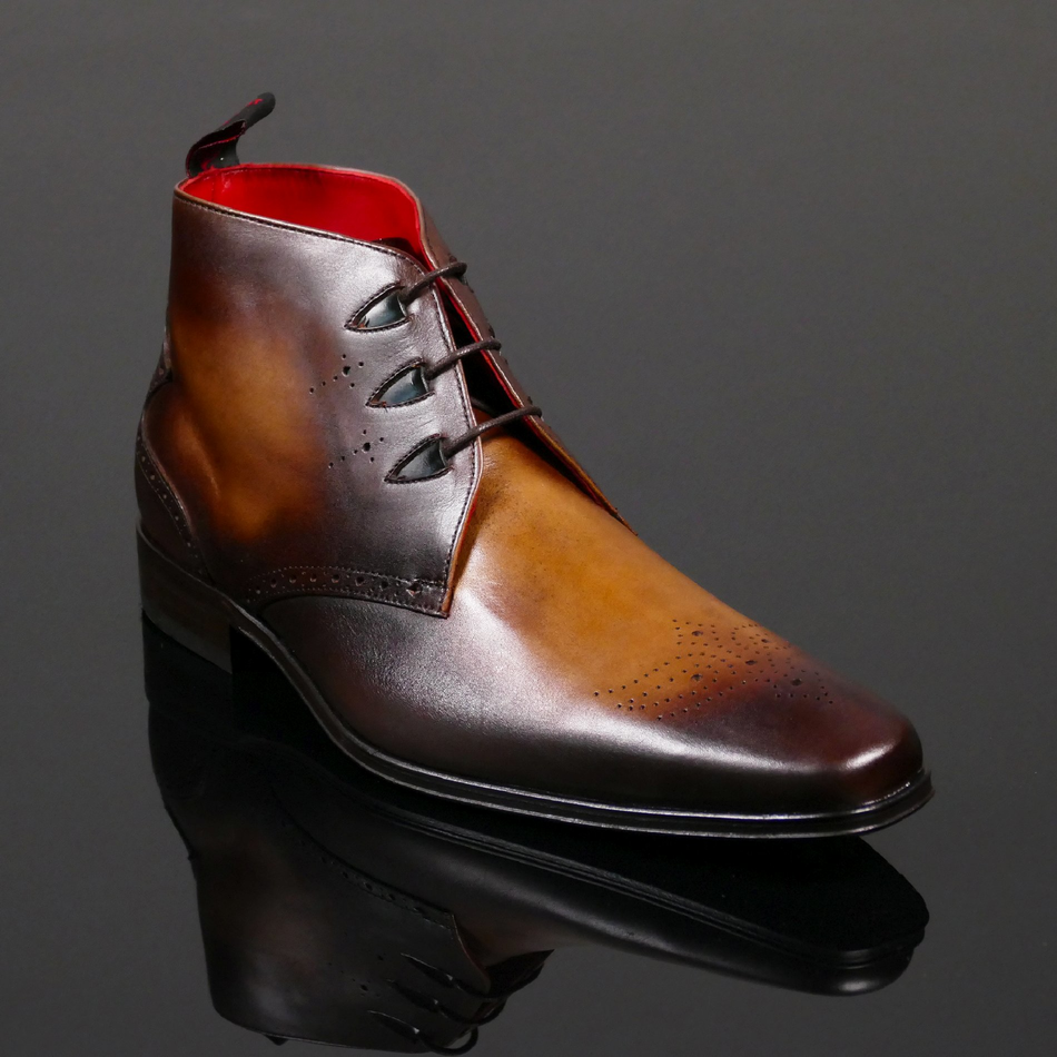 Scarface L134 ‘Palace’ - Toledo Vintage Castano Tan Calf Chukka Boot