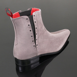 Yardbird JA94 'Rave up' - Grey Suede Seam-Front Chelsea Boot